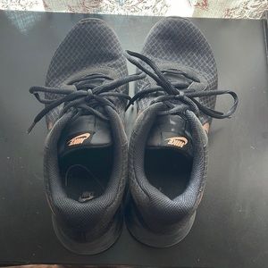 Black and Rose Gold Nikes